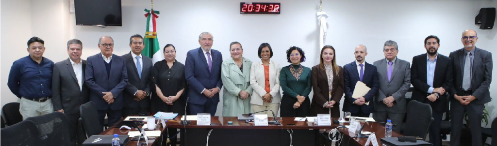 Reunión INE-Senado en el marco de la elección del Poder judicial 
